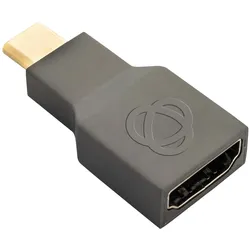 Kramer AD-UC/HF - Adapter (USB-C male / HDMI female 4K@30Hz), Video Adapter, Grau