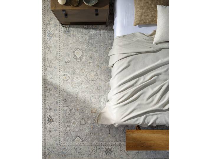 Becki owens x livabliss tapis vintage gris clair 160x213