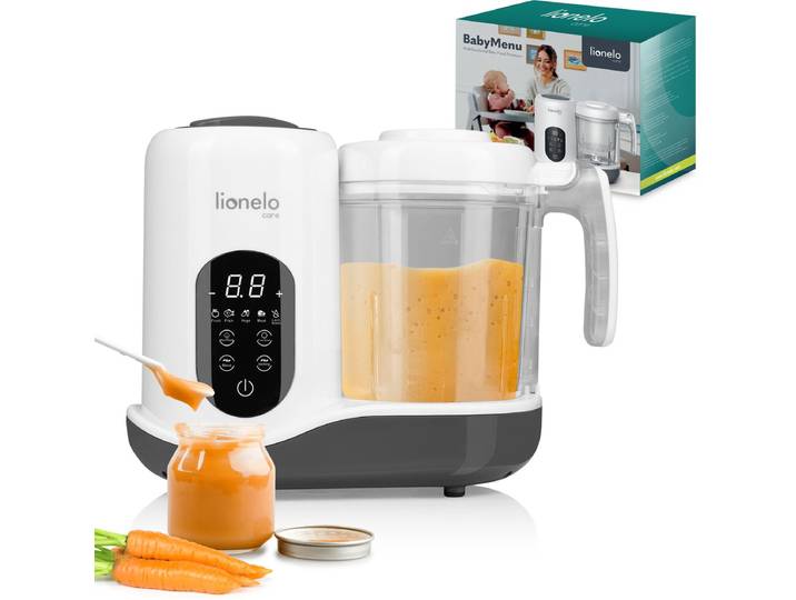 Lionelo BabyMenu Multifunctionele Keukenmachine 5in1- voor het bereiden van babyvoeding - Stoomapparaat - Verwarmer - Mixfunctie