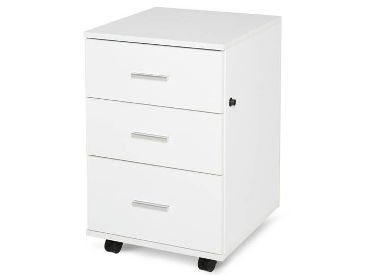Avec un bon espace de stockage. ce meuble de classeur est très approprié pour ranger des fichiers. Les roulettes multidirectionnel