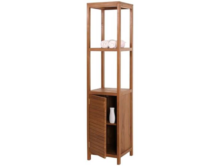 Mendler Teak-Regal HWC-M84 180x40cm hochwertiges B-Grade-Teak