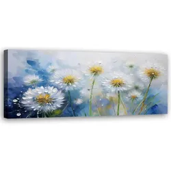 WANDBILD löwenzahn pflanzen blumen tautropfen