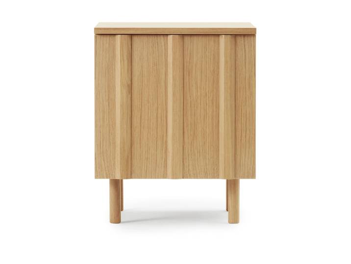 Normann Copenhagen Rib Nachttisch Eiche, 52x42x40 cm