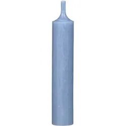 Chic Antique Mini Stabkerze 11 cm | Ø 2 cm, staubig blau