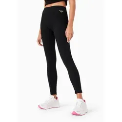 EA7 für Damen. 8NTP82_TJ01Z Leggings Train Evolution schwarz (XXL), Lässig, Sportlich, Baumwolle, Multisport