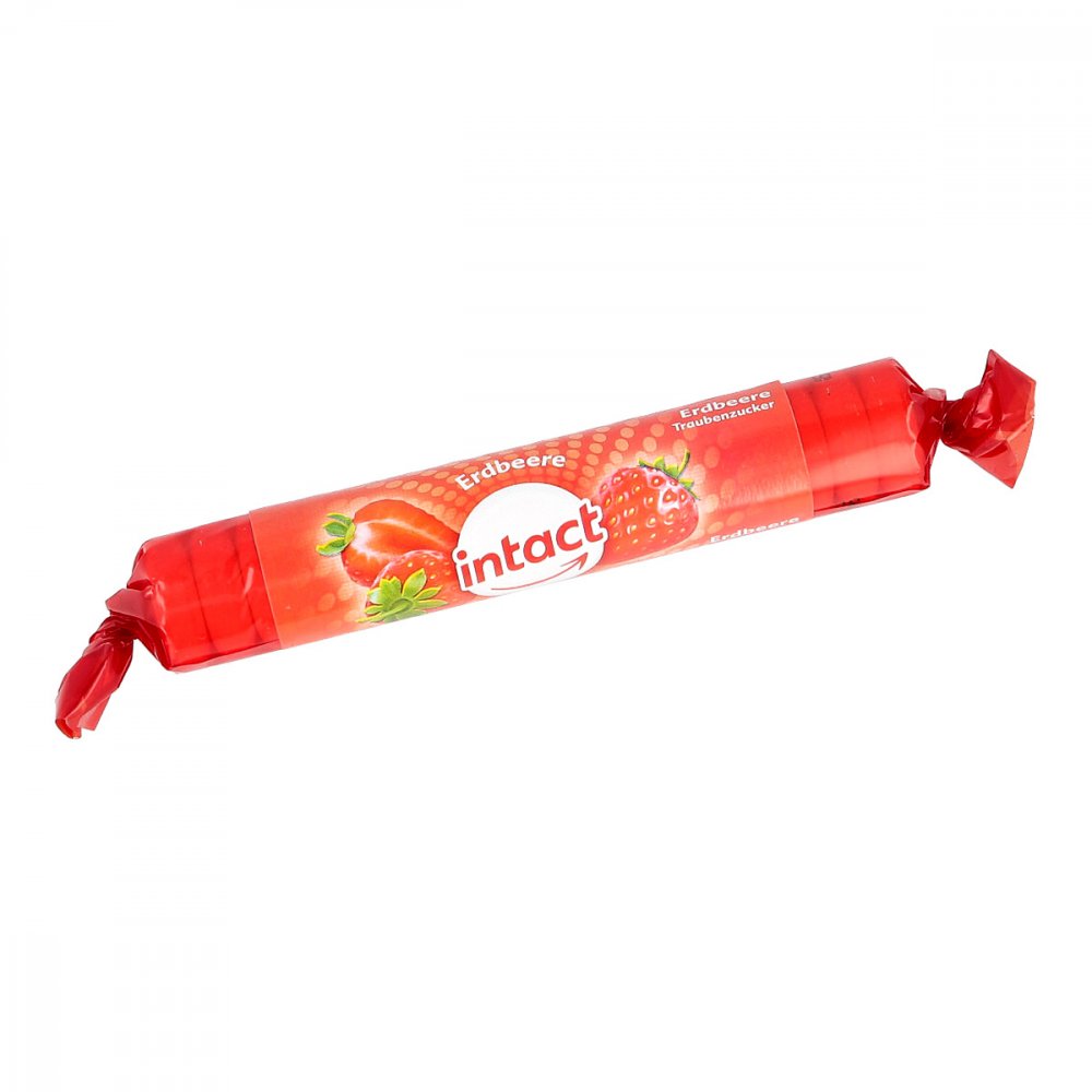 sanotact GmbH Intact Traubenzucker Erdbeere Rolle 02513436