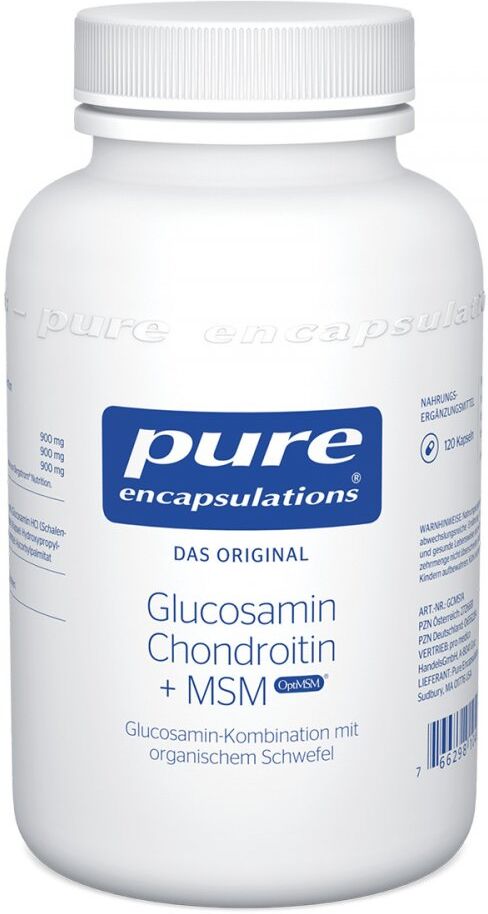 Pure Encapsulations Glucosamin+Chondroitin+MSM Kapseln 120stk