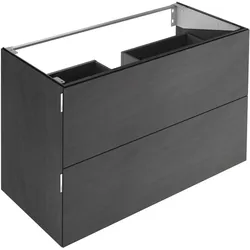 KEUCO EDITION 11 ART Waschtischunterschrank, 2 Frontauszüge, 1200x700x490mm, 32512921200, Korpus/Front: Basalt Keramik / Basalt Keramik
