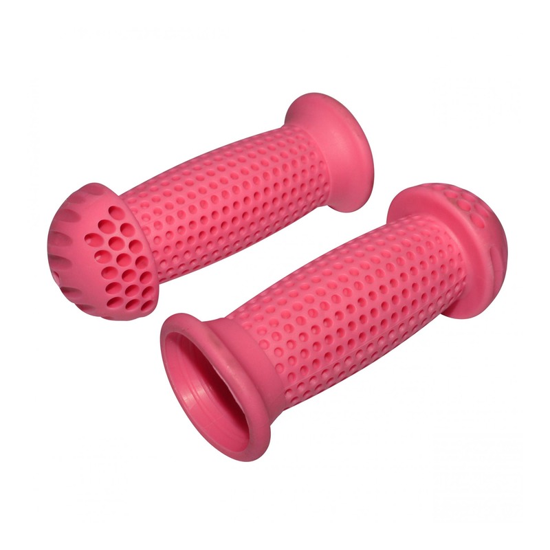 Ultime Bike Revêtements de poignées vélo enfant Type Champignon rose