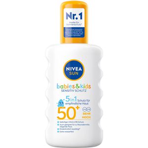Nivea Sonnencreme Sun Babies & Kids Sensitiv, LSF 50+, 200ml, extra wasserfest