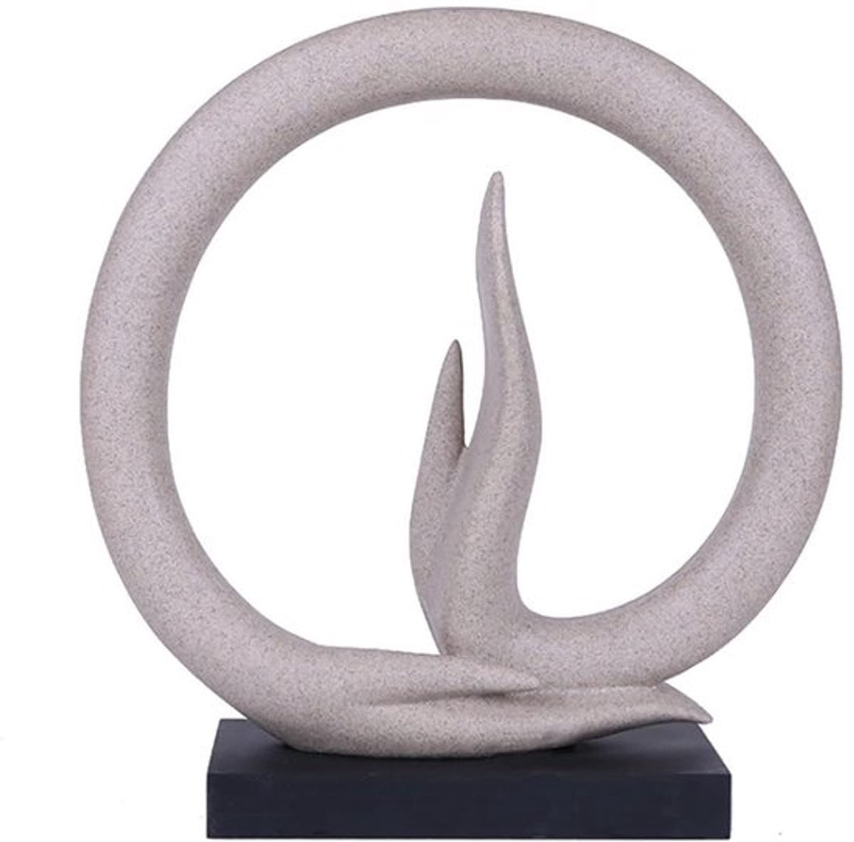 Minimalistisch Boeddha Standbeeld van Zandsteen - Abstract Decoratiebeeld voor op Tafel