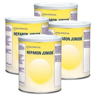 4x Heparon junior Pulver 4x400 g