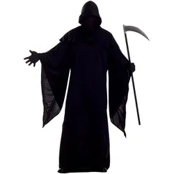 Metamorph Schwarze Halloween Robe (XL)