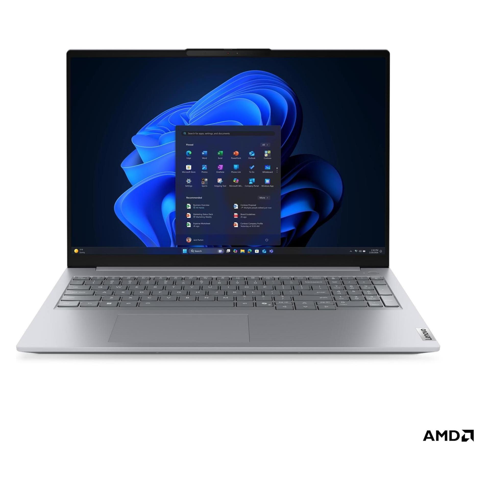 Lenovo ThinkBook 16 Gen 9 (16", 512 GB, 16 GB, DE, AMD Ryzen 7 250) (21UT000FGE)