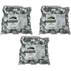 Prestige 300 Stück Teelichter 4h Brenndauer 100 % Paraffin