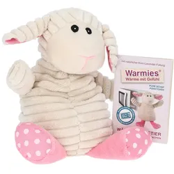Warmies® Wärmekissen "Pure Schaf Pünkchen" herausnehmbarer Lavendel-Korn-Füllung 1 St