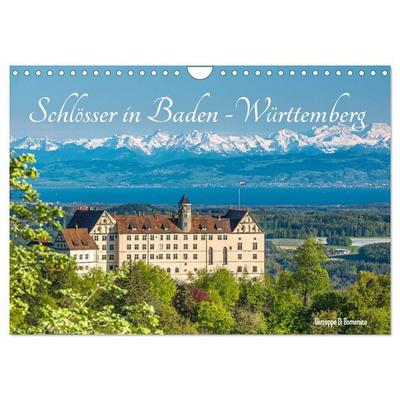 Schlösser in Baden-Württemberg (Wandkalender 2027 DIN A4 quer), CALVENDO Monatskalender