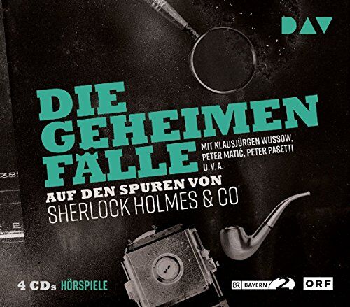 DIV - Die geheimen Fälle. Auf den Spuren von Sherlock Holmes & Co: Hörspiele mit Klausjürgen Wussow, Peter Matić u.v.a. (4 CDs) - Preis vom 02.10.2026 23:42:20 h
