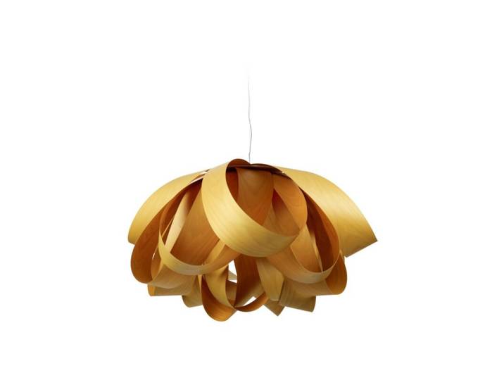 LZF Pendelleuchte Agatha - Yellow (Gelb) , Large Natur, Skandina