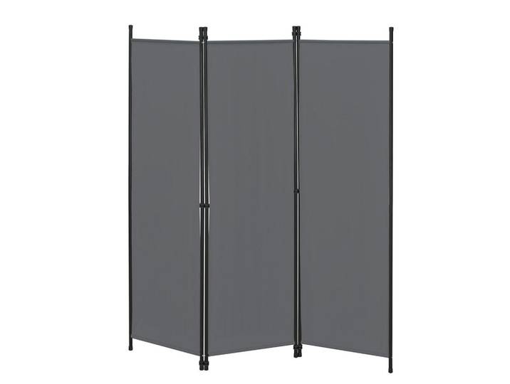 [en.casa] Sichtschutz Huesca, Dunkelgrau, Metall, 150x2 cm, Sonnen- & Sichtschutz, Sichtschutz Garten