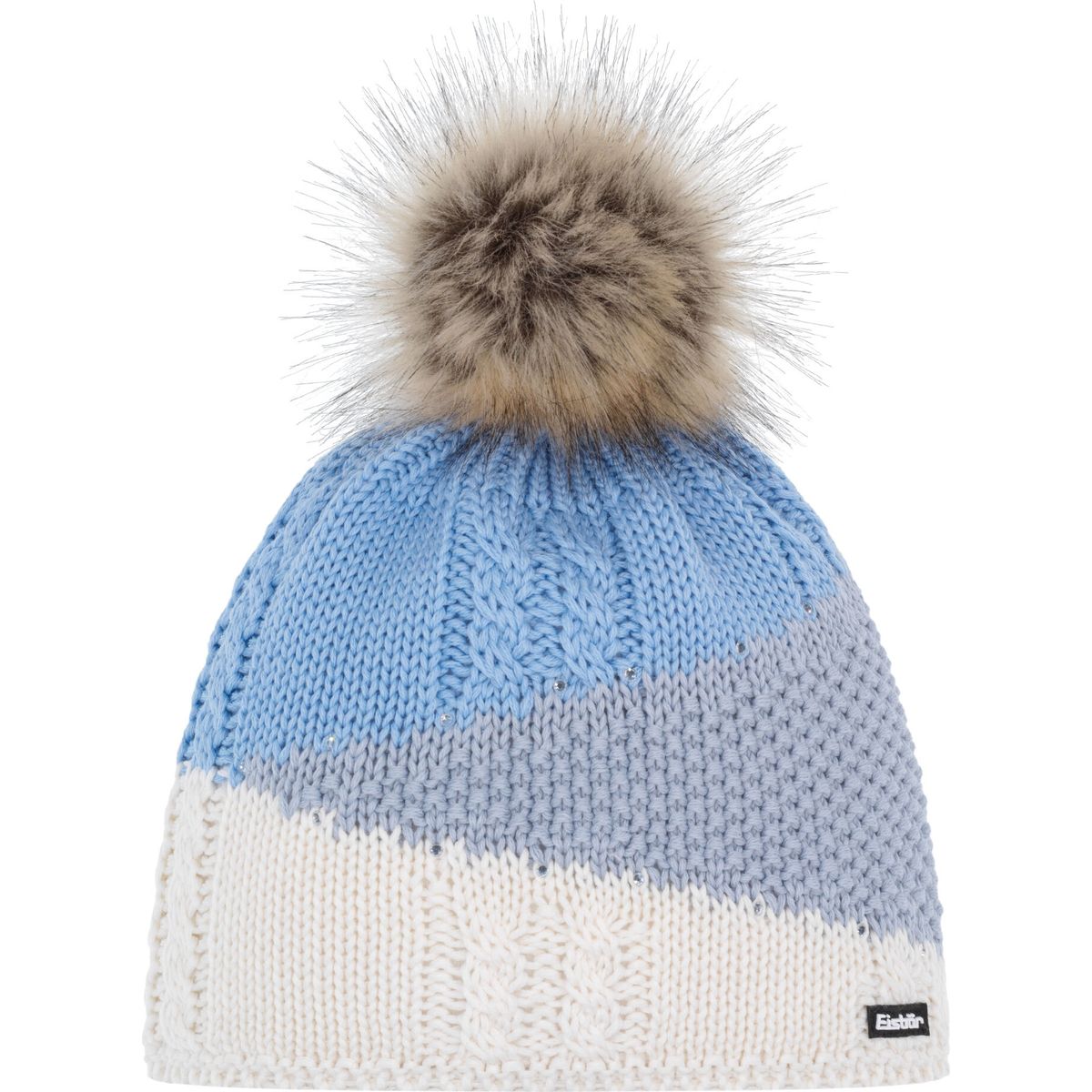 Eisbär Eden Lux Crystal Mütze white-silver-air|grey (206) 80043-206