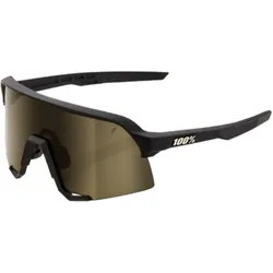 100%, Damen, Sportbrille, Soft Tact (Schwarz, Gold), Schwarz
