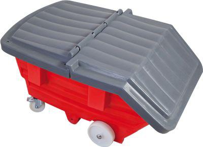 Deckel für asecos Kippwagen und Kippbehälter 1000 l, Polyethylen, grau