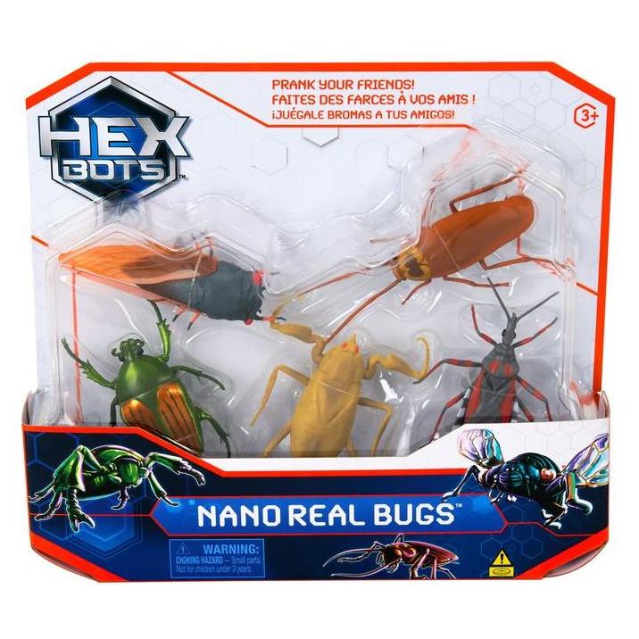 Hexbots HEX interaktives Spielzeug Nano Real Bugs 5er Pack (6071530)