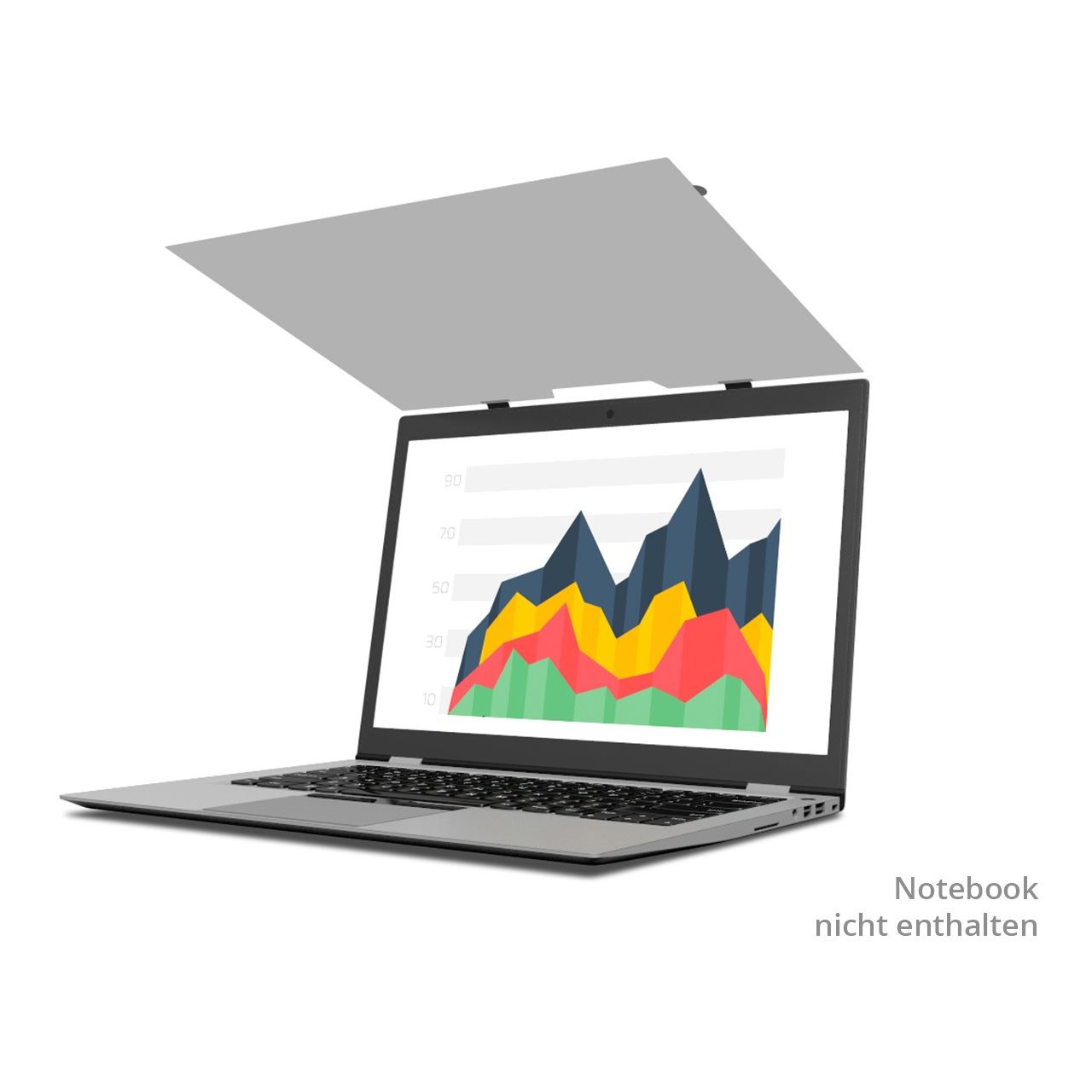 3M Comply Befestigungssystem für Laptop mit erhöhtem Rahmen