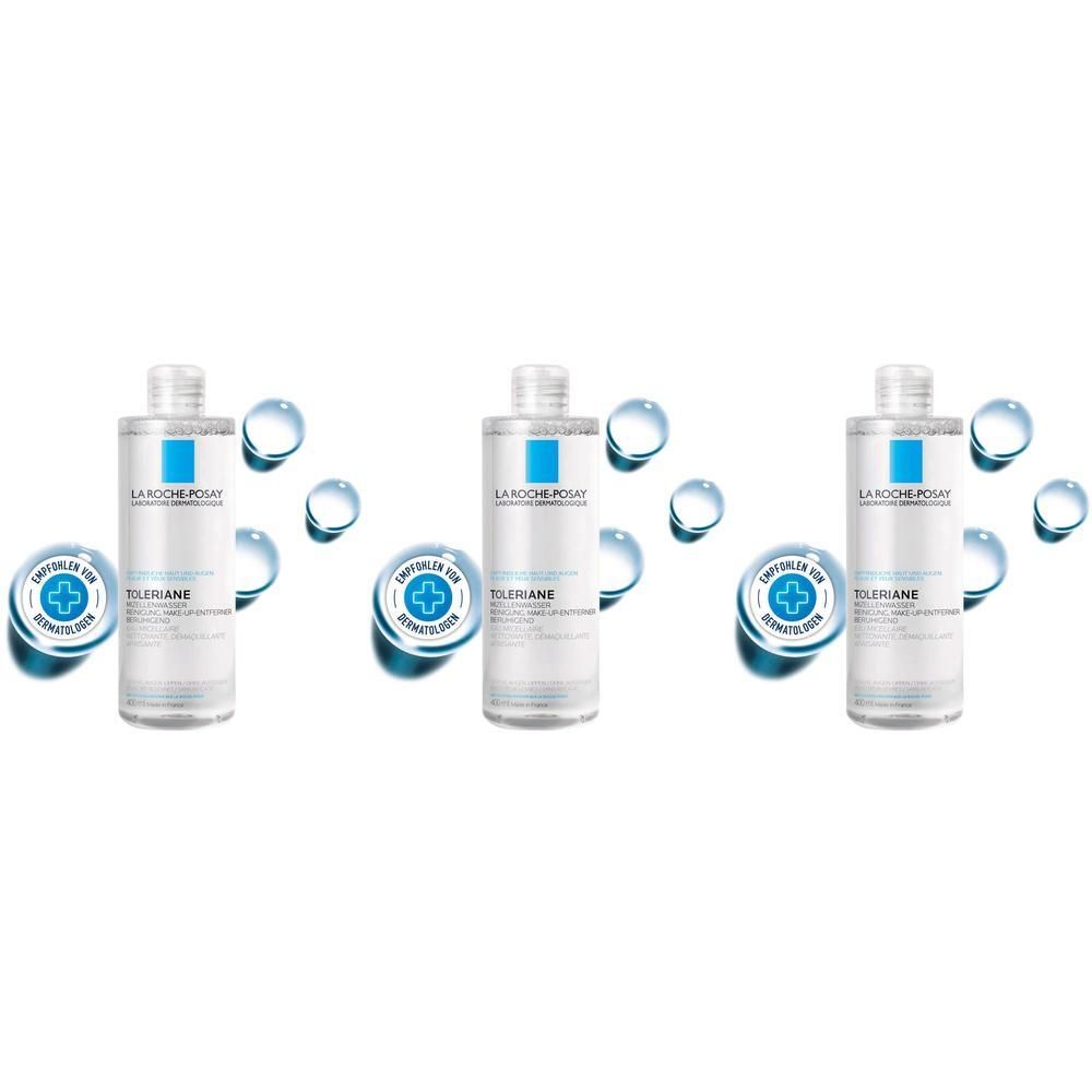 Roche-Posay Mizellen Reinigungsfluid empf.Haut x3 3x400 ml Flüssigkeit