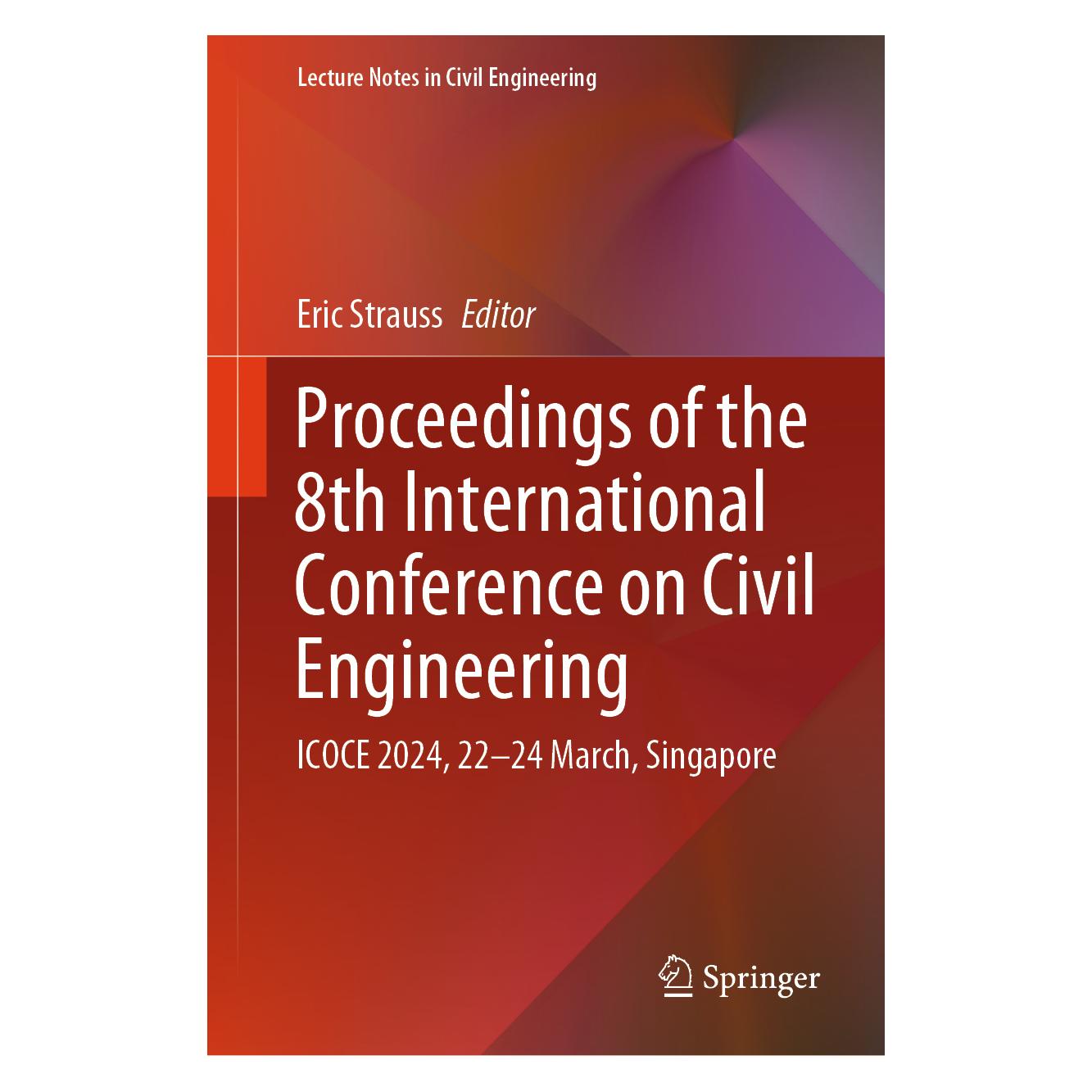 Springer Proceedings of the 8th International Conference on Civil Engineering (Englisch, Hardcover, Eric Strauss) (63680480)