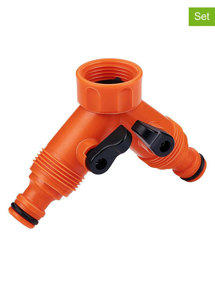 Black & Decker 2er-Set: Spritzwasseranschlüsse in Orange - onesize