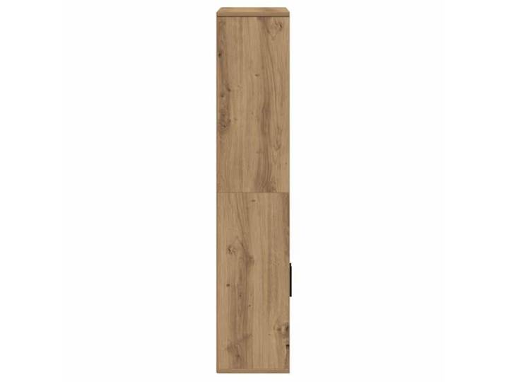 Bibliothèque chêne artisanal 60x24x120 cm bois d'ingénierie_2 ans garantie_89929