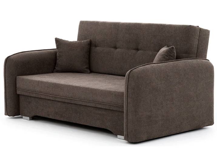 AKTION Ausziehbares 2-Sitzer Sofa LAINE, braun, II. Wahl