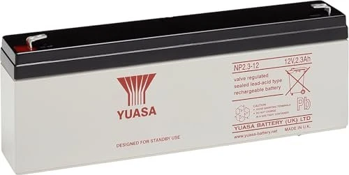 YUASA 12 Volt - 2,3 Ah Wartungsfreier Bleiakku NP2.3-12