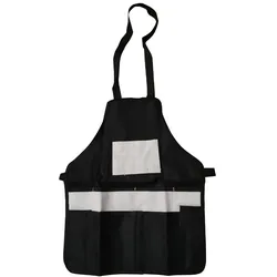 Arbeitsschürze mit Taschen 45 X 56 CM SCHWARZ UND GRAU AWELCO