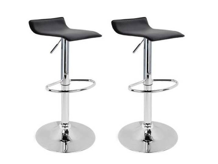 Lot de 2 tabourets de bar Frankystar Graziano pivotant 360°