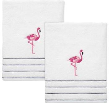 Izod Flamingo 2-Pack Bath Towel Set - Bath Towel 2pk Set
