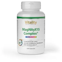 Magnityx15 Magnesium Komplex 15 Verbindungen 400mg 120 St