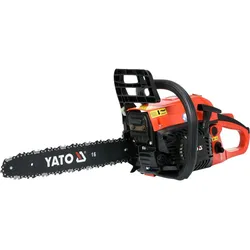 Yato Benzin Kettensäge 16", 36cm Schwert, Easy Start 1,8 kW (2,4 PS)