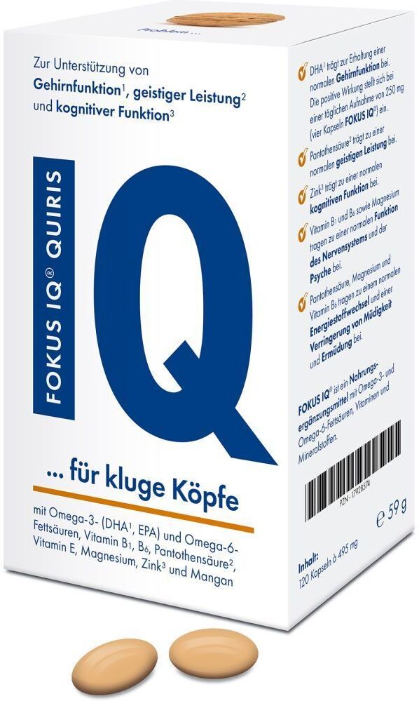 Fokus IQ Quiris Weichkapseln 120 St
