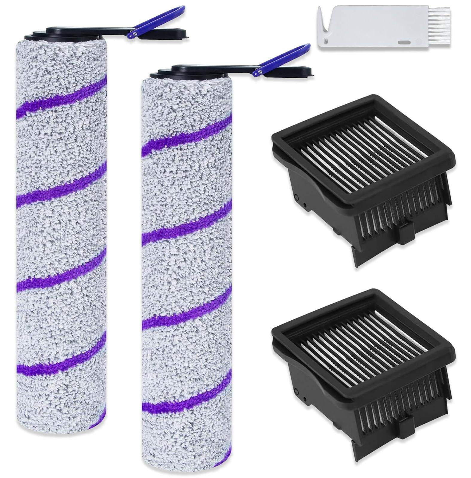 Dripio Accessoires voor nat- en droogzuigers set met 2 borstelrollen, 2 filters en 1 borstel