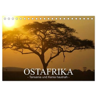 Ostafrika - Tansania und Kenia hautnah (Tischkalender 2026 DIN A5 quer), CALVENDO Monatskalender