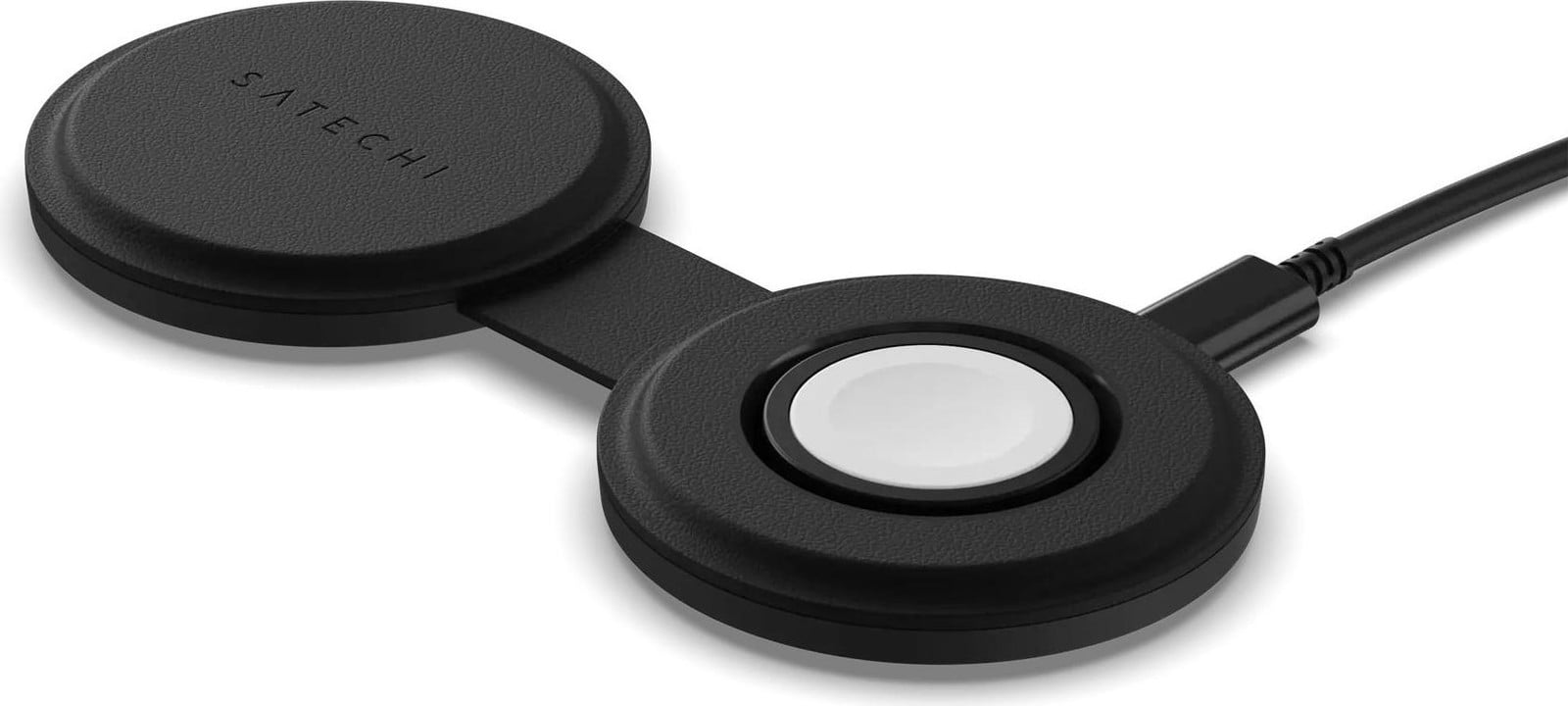 Satechi OntheGo 2-in-1 Draadloze Oplader - Zwart