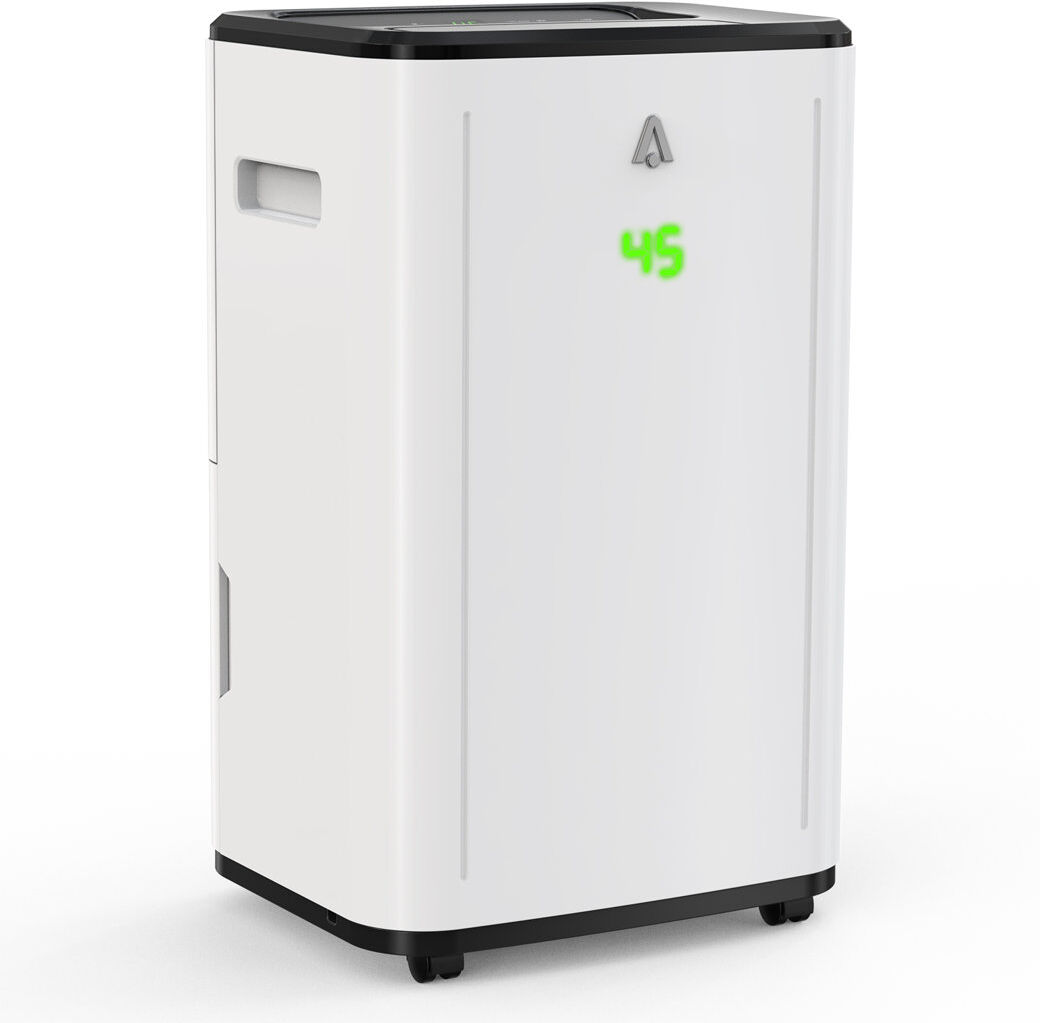 idealhouse High-Capacity 30L/Day Smart Dehumidifier – Energy Efficient, Quiet, 6L Visible Water Tank, Digital Humidity Display, Auto Shut-Off, 24-Hour Timer, Por White 26cm H X 53cm W X 33.5cm D