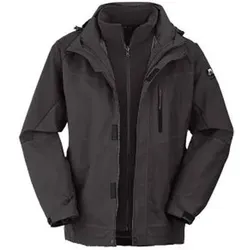 MAUL Herren Doppeljacke Fürstenfeld II - 3 in 1 Megatexjacke, Größe 50 in Grau Grau