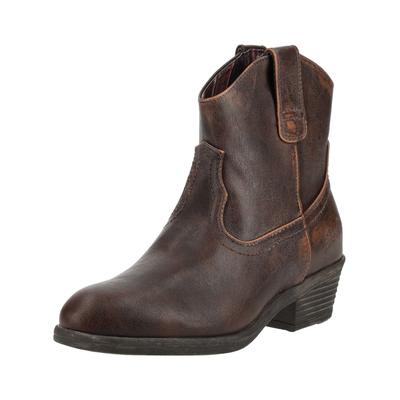 Bikerboots BLOWFISH "Blowfish Stiefelette Lederimitat", Damen, Gr. 38, dunkelbraun, Schuhe Bikerboots