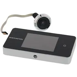 Intersteel Digitaler Türspion Basic Ku.silber 100Grad 38 mm/110mm