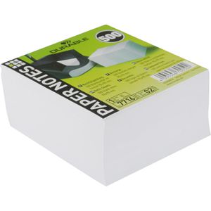 Durable Zettelklotz 7716-02, lose, 500 Blatt, weiß, 9 x 9 cm