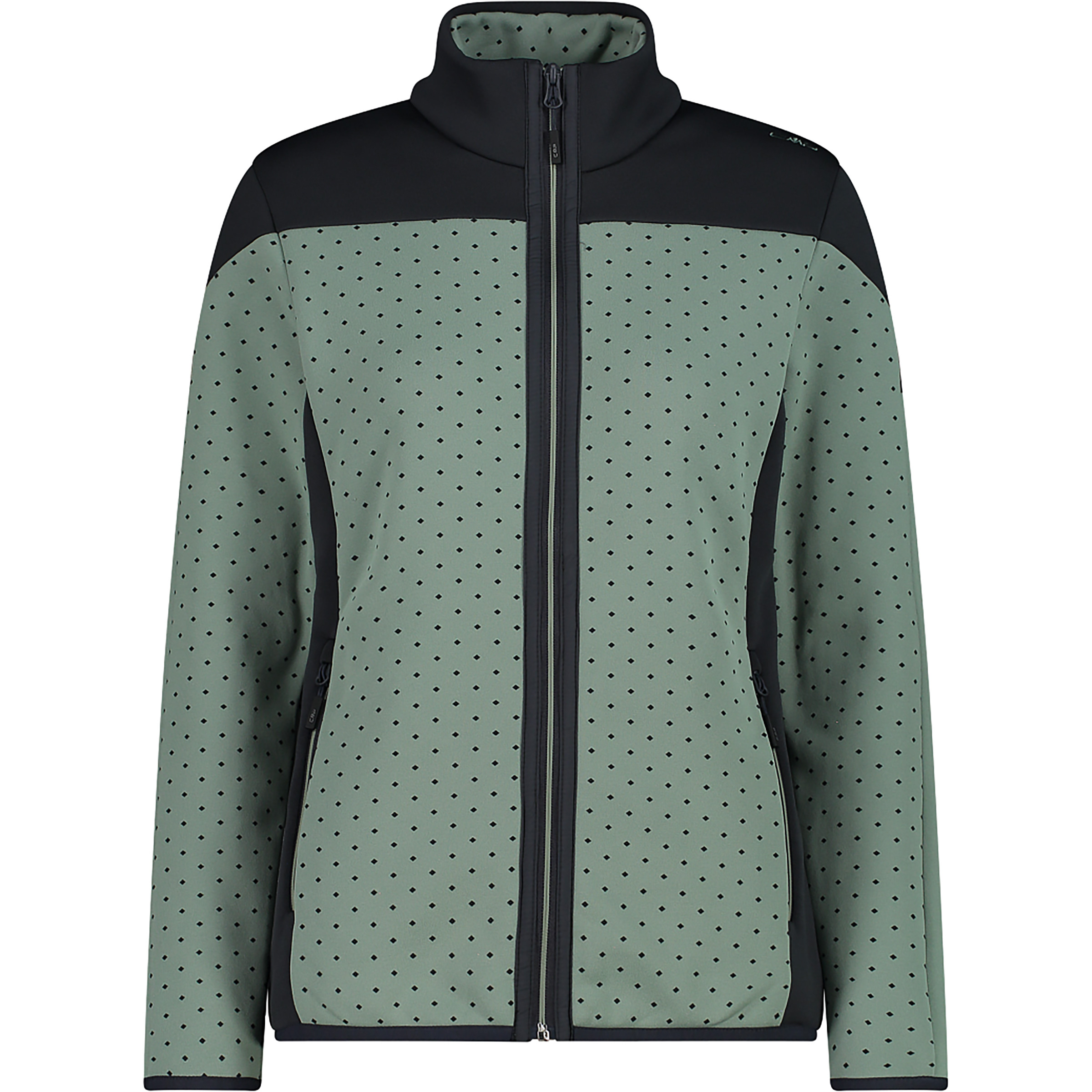 CMP Damen Fleecejacke gruen Größe XXS Trekking Elastisch